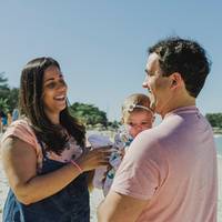 Andréa e Daniel, pais da Beatriz