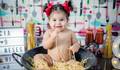 Alícia  de 9 meses