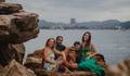 Jociele, Juliano, Eduarda e Lorenzo de Ensaio Família