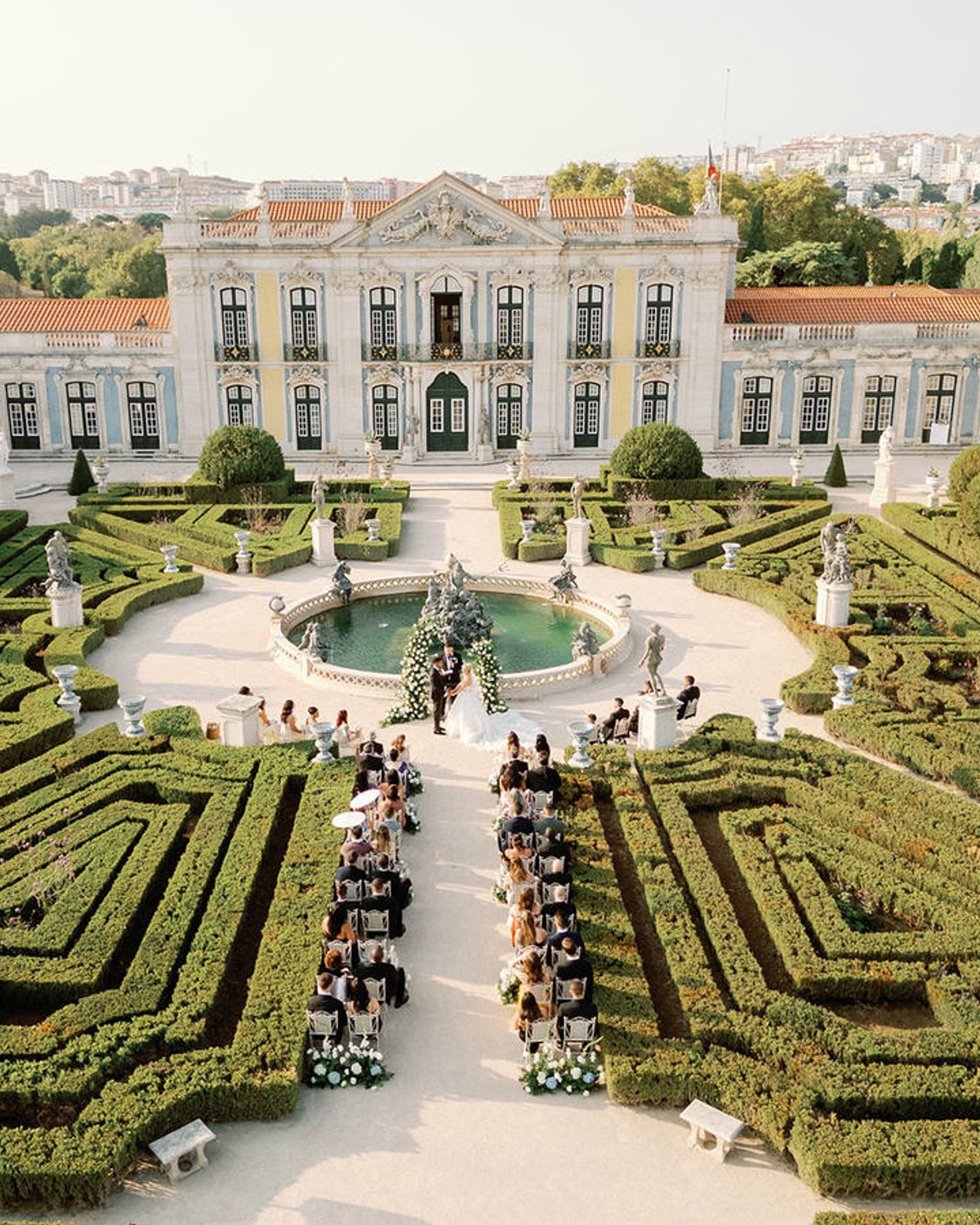 Kaleigh & Edson — casamento em Palácio de Queluz, Sintra