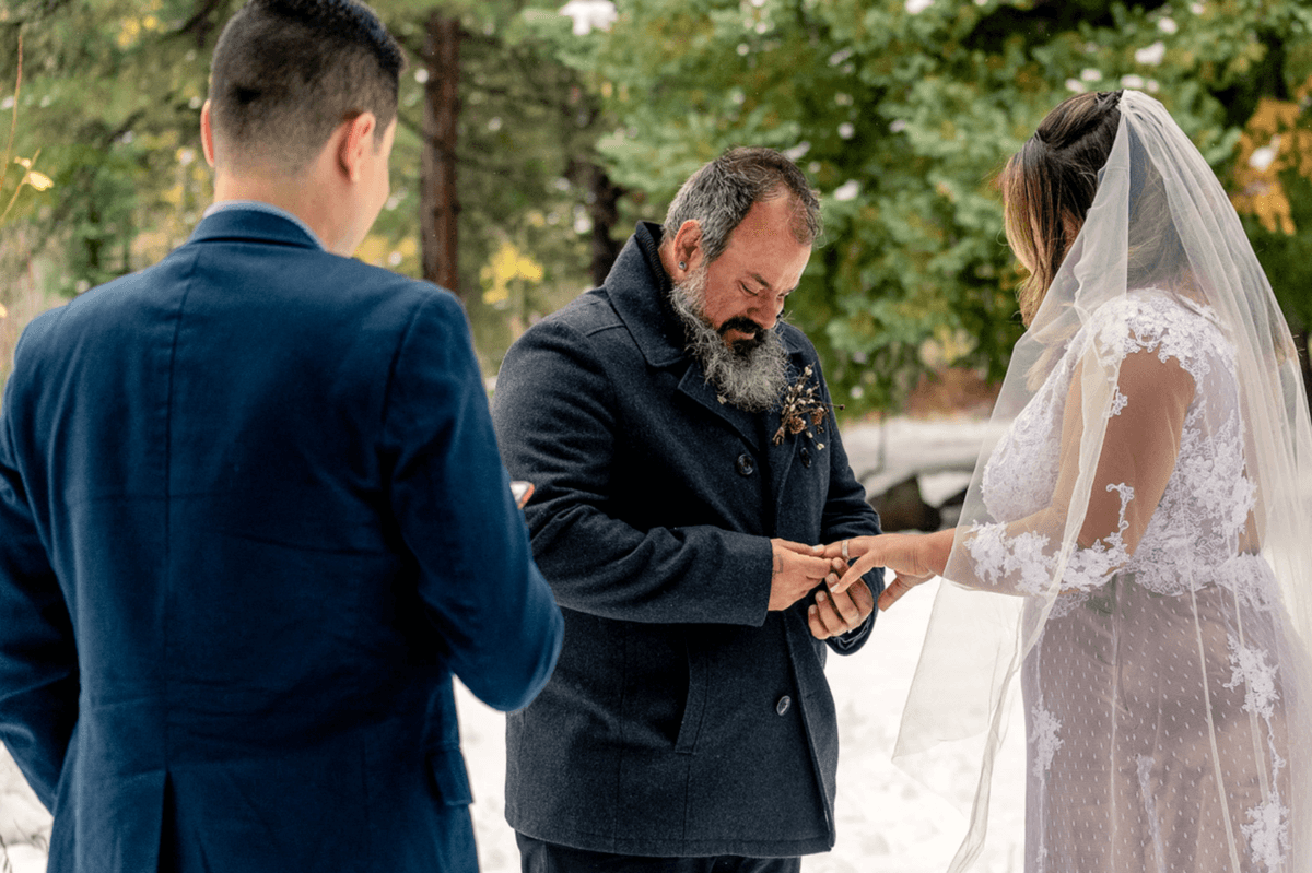 cerimônia de vestido de noiva casamento elopment wedding nos eua utah