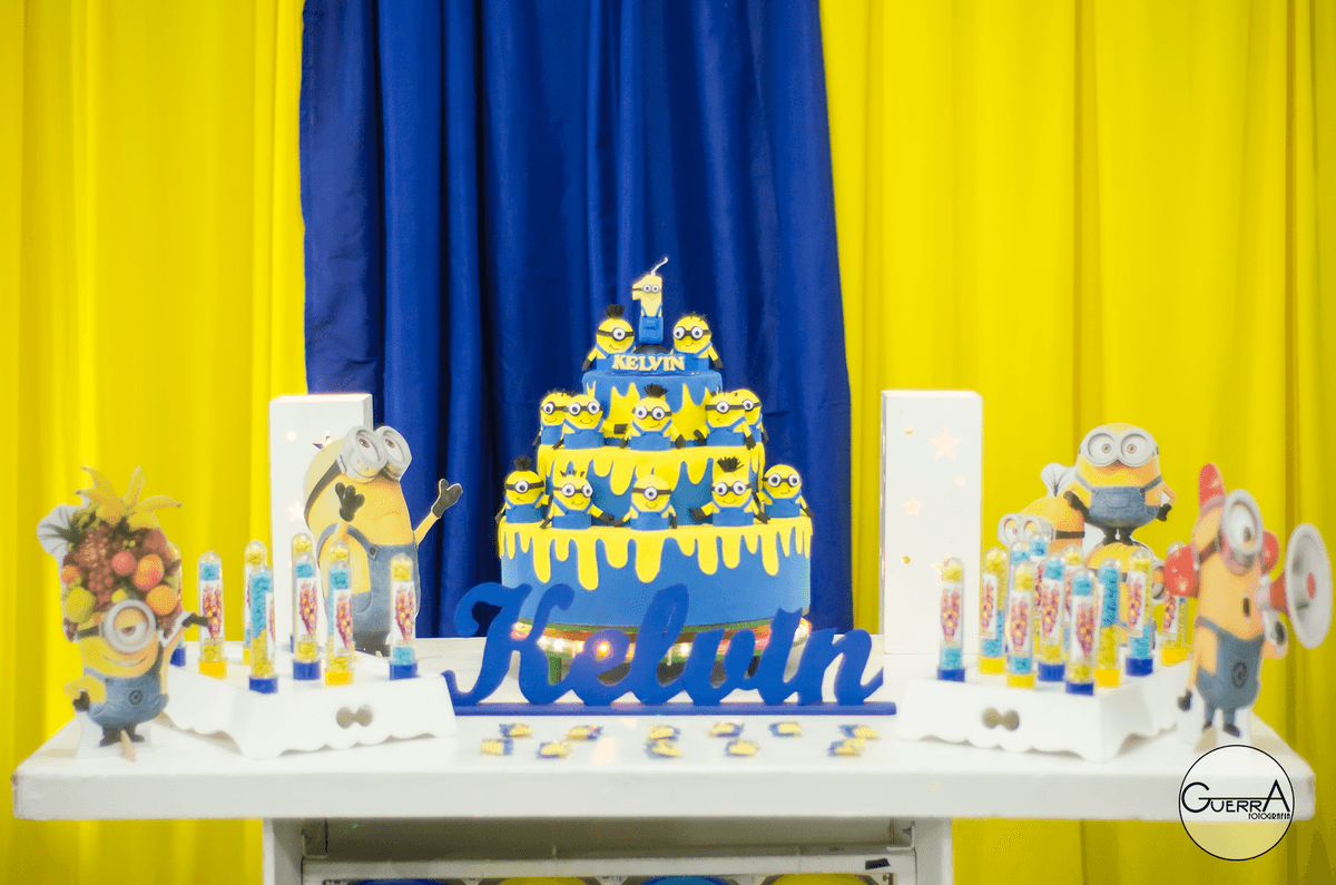 Imagem capa - Aniversário Infantil - Kelvin - 1 ano - Minions por Guerra Fotografia