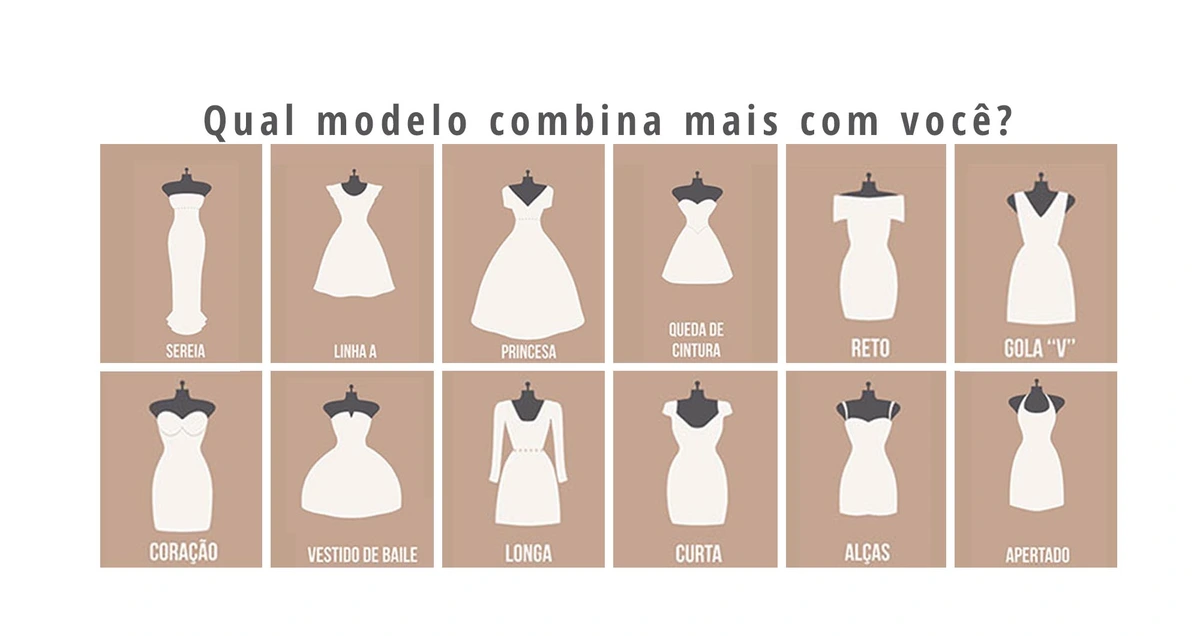 Qual vestido de casamento combina com você?