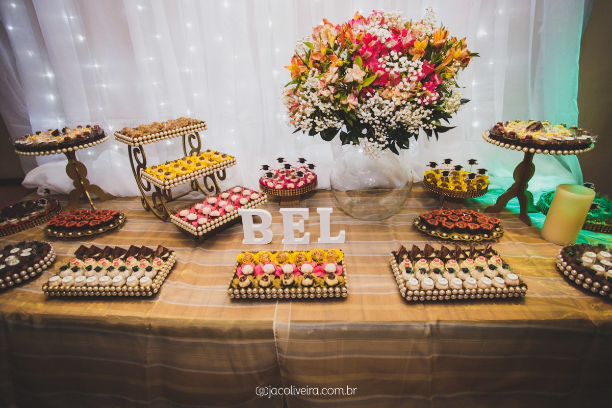mesa de doces formatura educação fisica ideias porto alegre