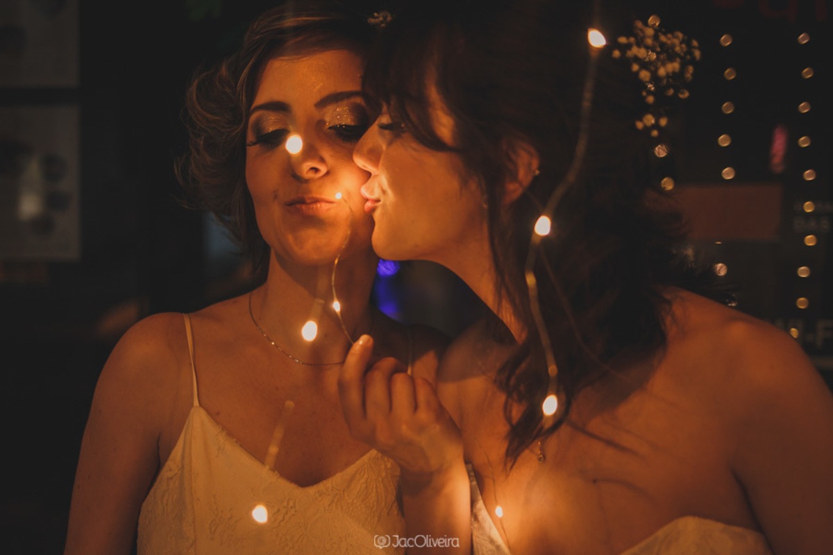 ensaio noivas após casamento com luzinhas fotógrafa jac oliveira porto alegre
