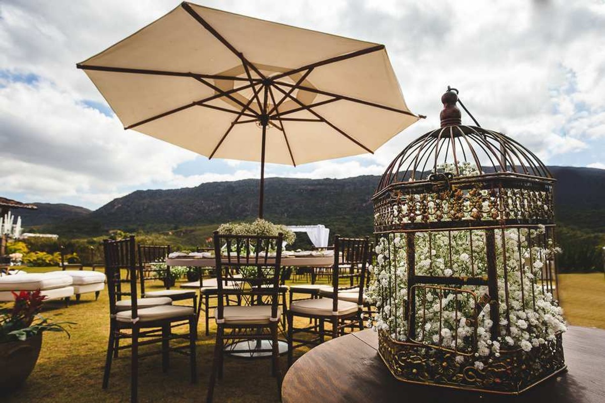 fotos de decoração para casamento de dia