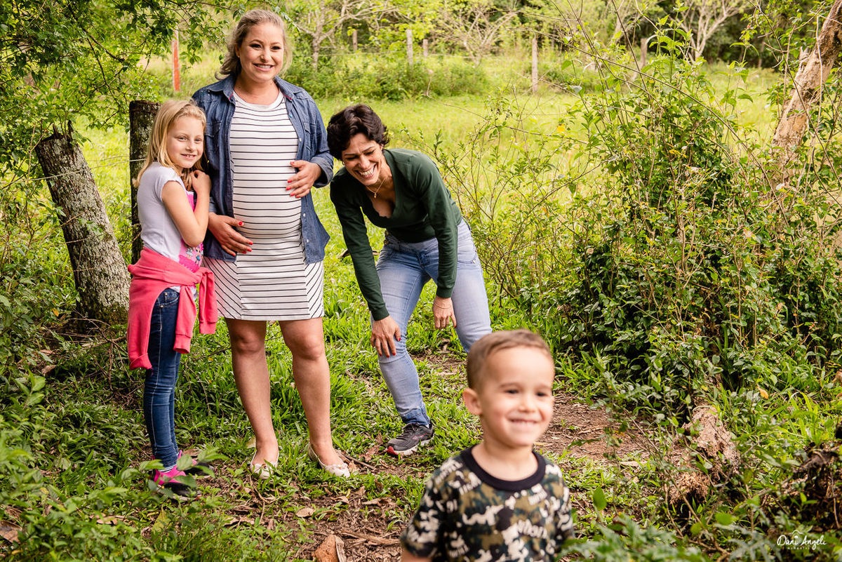 Ensaio Gestante com Família