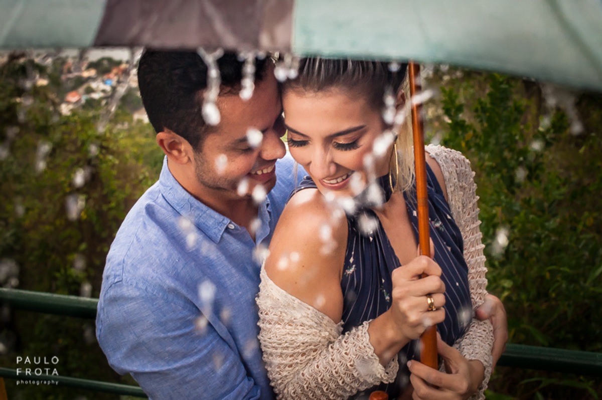 ensaio de casal na chuva rj