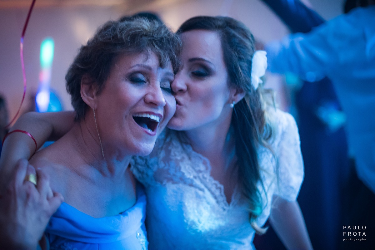 festa solar imperial, noiva com a mãe