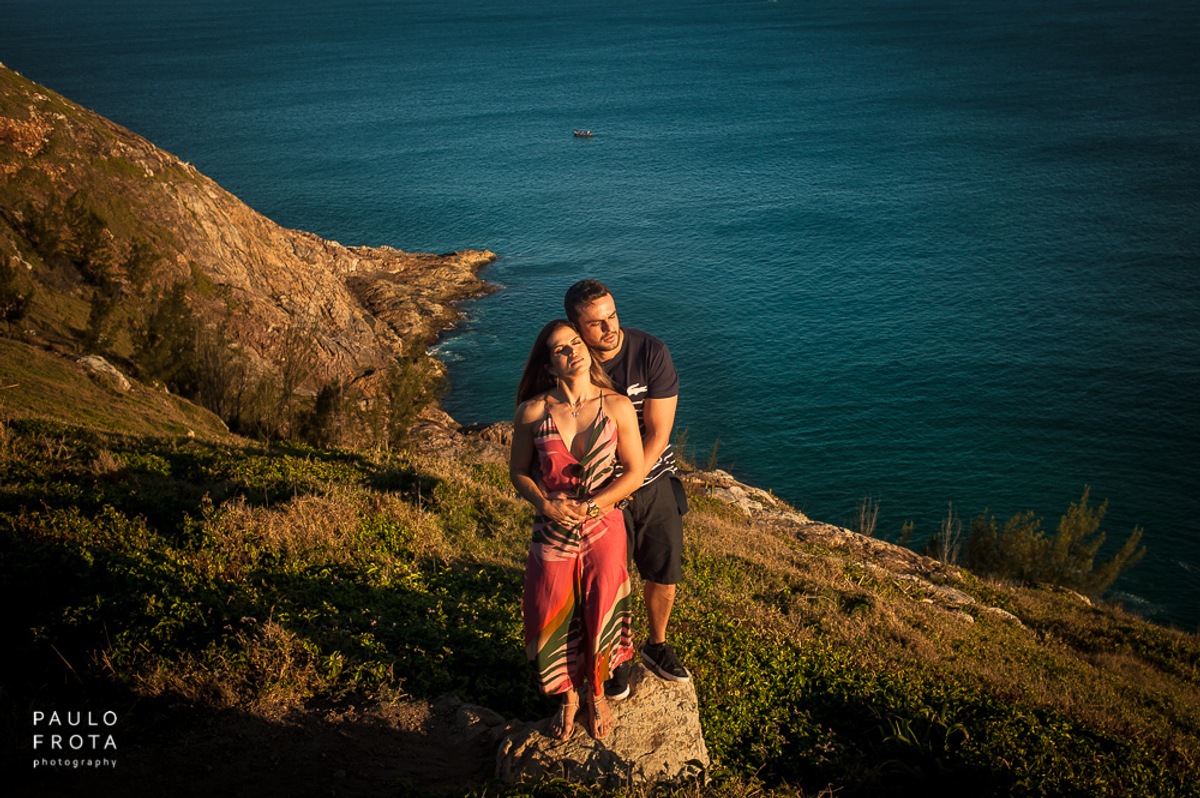 ensaio de casal em arraial do cabo