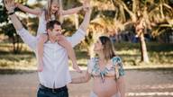 Ensaio Gestante de Viviane e Familia