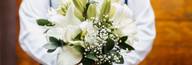 Lirios e Rosas de Bouquet Branco