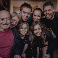 Daiane, Luciano e família