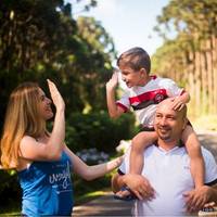 Taiane, Enéias e Enzo