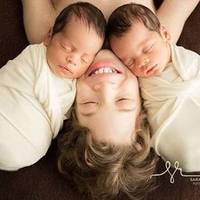 Lorena Paim - Newborn Ben e Nick com irmão Biel