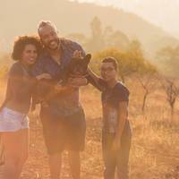 Leonardo, Érica e Gabriel