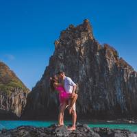 Camila e Welinton em Fernando de Noronha
