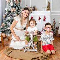 Rosana - ganhadora do ensaio de natal