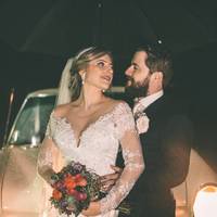 Cleiane e Felipe Caldart