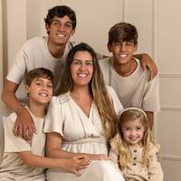 Fabi, mamãe do Vinicius, Guilherme, Felipe e Mariana