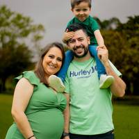 Andrieli e família