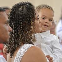 Eldo, Angélica e Henry. 