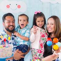 Juliana, Éverton, Valentina e Henrique