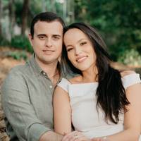 Caroline Gerolin e Diogo Medeiros