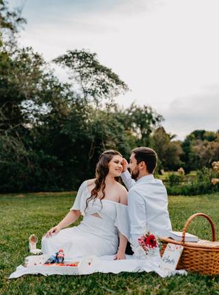Ensaio Casal de Pré Casamento no Santuário da Buriti da Júlia ♥ Marcelo