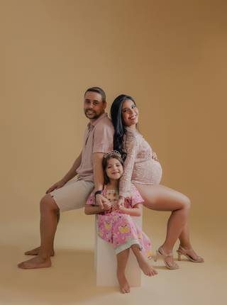 Gestante estúdio  de Ensaio Gestante Estúdio - Suelem