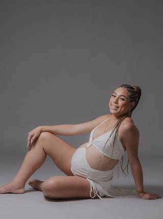 Gestante estúdio  de Ensaio Gestante estúdio - Jenifer