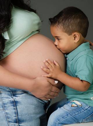 Gestante estúdio  de Gestante Nathalya - Ensaio Estúdio