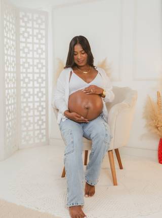 Gestante estúdio  de Ensaio Gestante estúdio - Yasmim