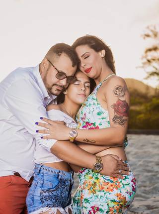 Gestante Externo  de Ensaio de Gestante - Ensaio de Gestante Praia de Grumari, RJ - Gestante Alexandra