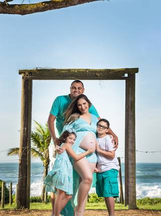 Gestante Externo  de Ensaio de Gestante - Ensaio de Gestante Praia de Grumari, RJ -Gestante Lays