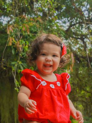 Ensaio Infantil de Ensaio 1 ano Luna Sophia 
