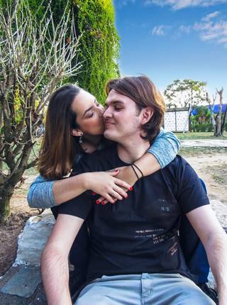 Ensaio De Casal  de Ana Júlia e Léo