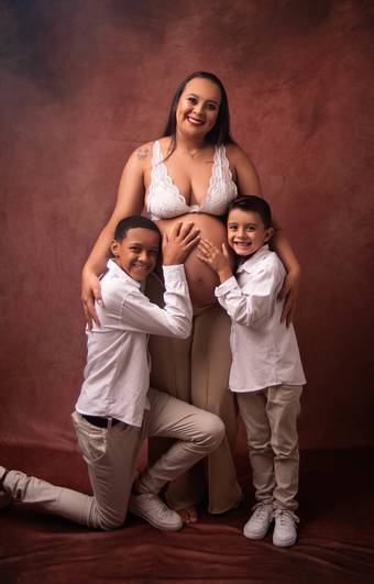 Gestantes de Paloma e Kevin a Espera De Heloísa