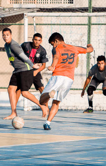 Fotos Esportivas de Treino de Futsal Misto
