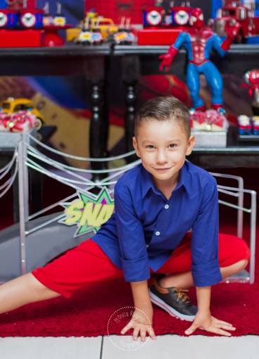 Aniversários de Davi, o homem aranha