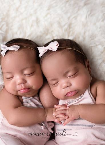 Acompanhamento do Bebê de Alice e Laura - 46 dias