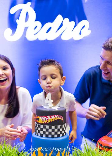 Aniversários de 4 anos do Pedro