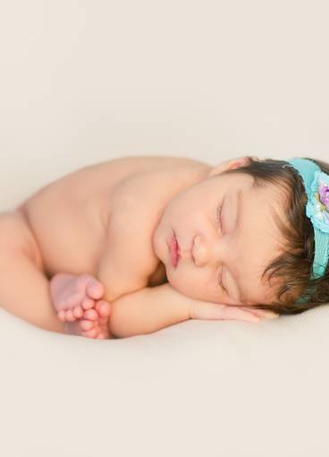 Newborn de Ensaio Newborn da Maria Luiza