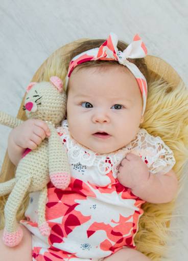 Acompanhamento do Bebê de 3 meses da Tiemi