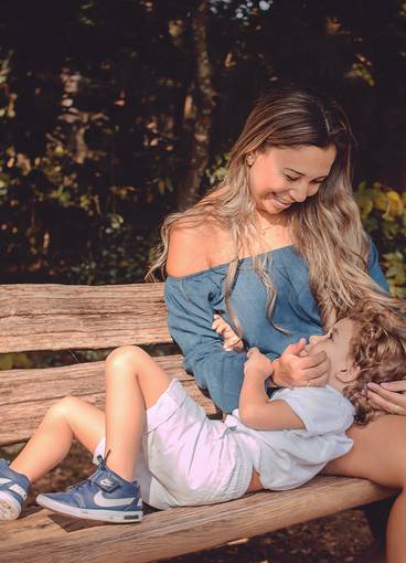 Família de Dia das Mães - Cléia e Lucas