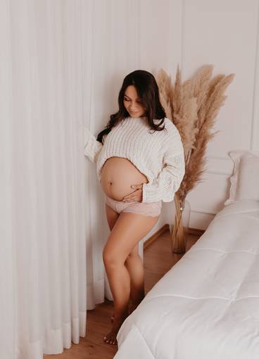 Gestante de À Espera de Lívia