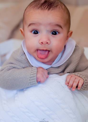 Família de Três meses de muitos sorrisos