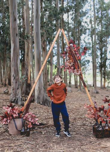 Família de Gente que Ama o Outono