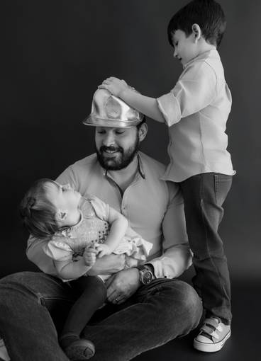 Família de O pai da Liz e do Lucas