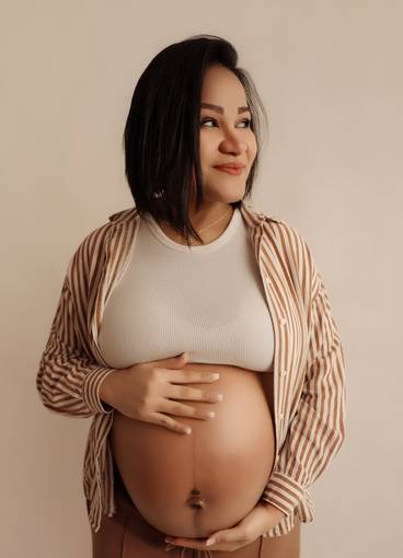 Gestante de Onde o amor ganha forma...